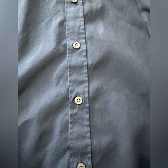 Authentic Men's Sherfield Sport Shirt S Slim Fit Navy Dress Shirt Strech cotton - Picture 7 of 13